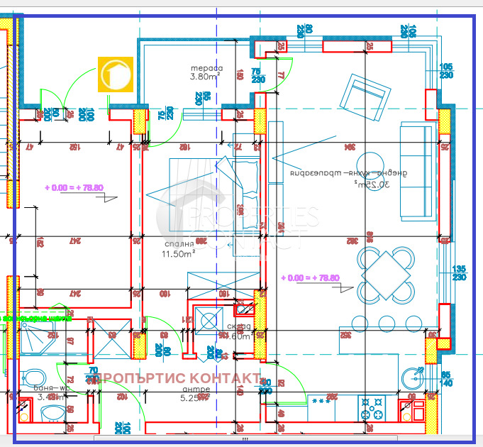 De vânzare  1 dormitor Burgas , Rudnic , 74 mp | 18724048 - imagine [9]