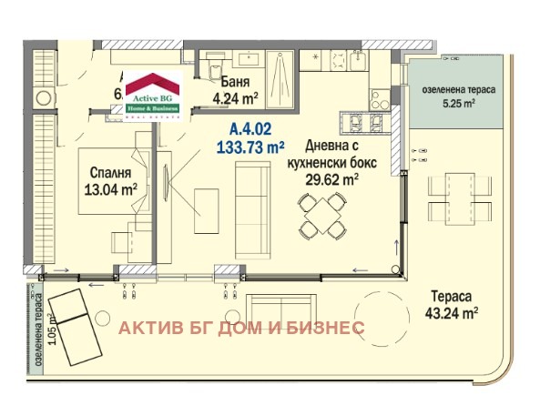 Til salg  1 soveværelse Sofia , Krastova vada , 111 kvm | 79636187 - billede [3]