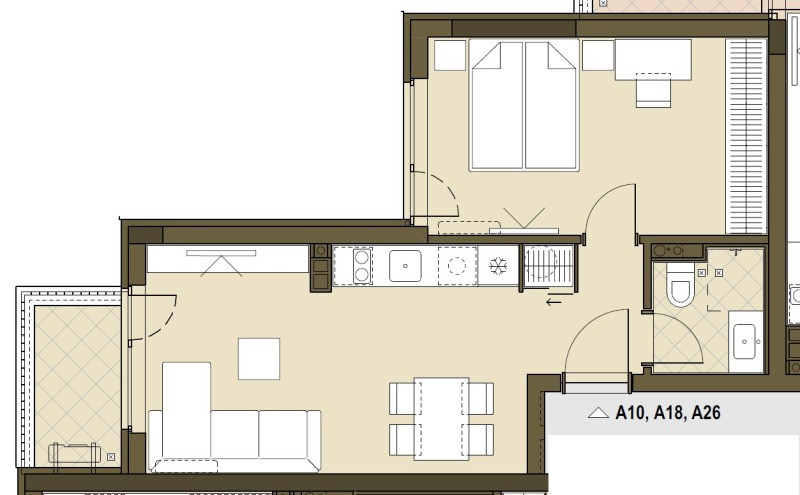 Продава 2-СТАЕН, гр. София, Връбница 1, снимка 2 - Апартаменти - 52194652