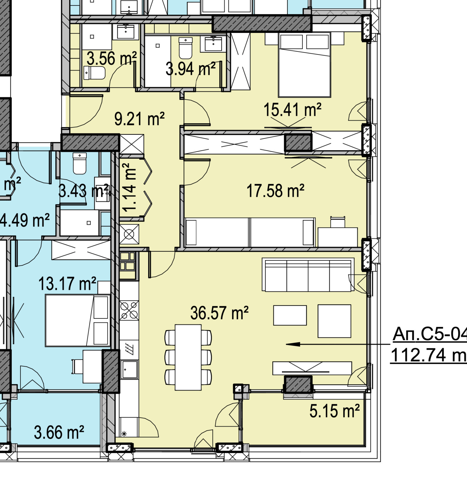 Продава 3-СТАЕН, гр. София, Дружба 2, снимка 2 - Апартаменти - 54340595