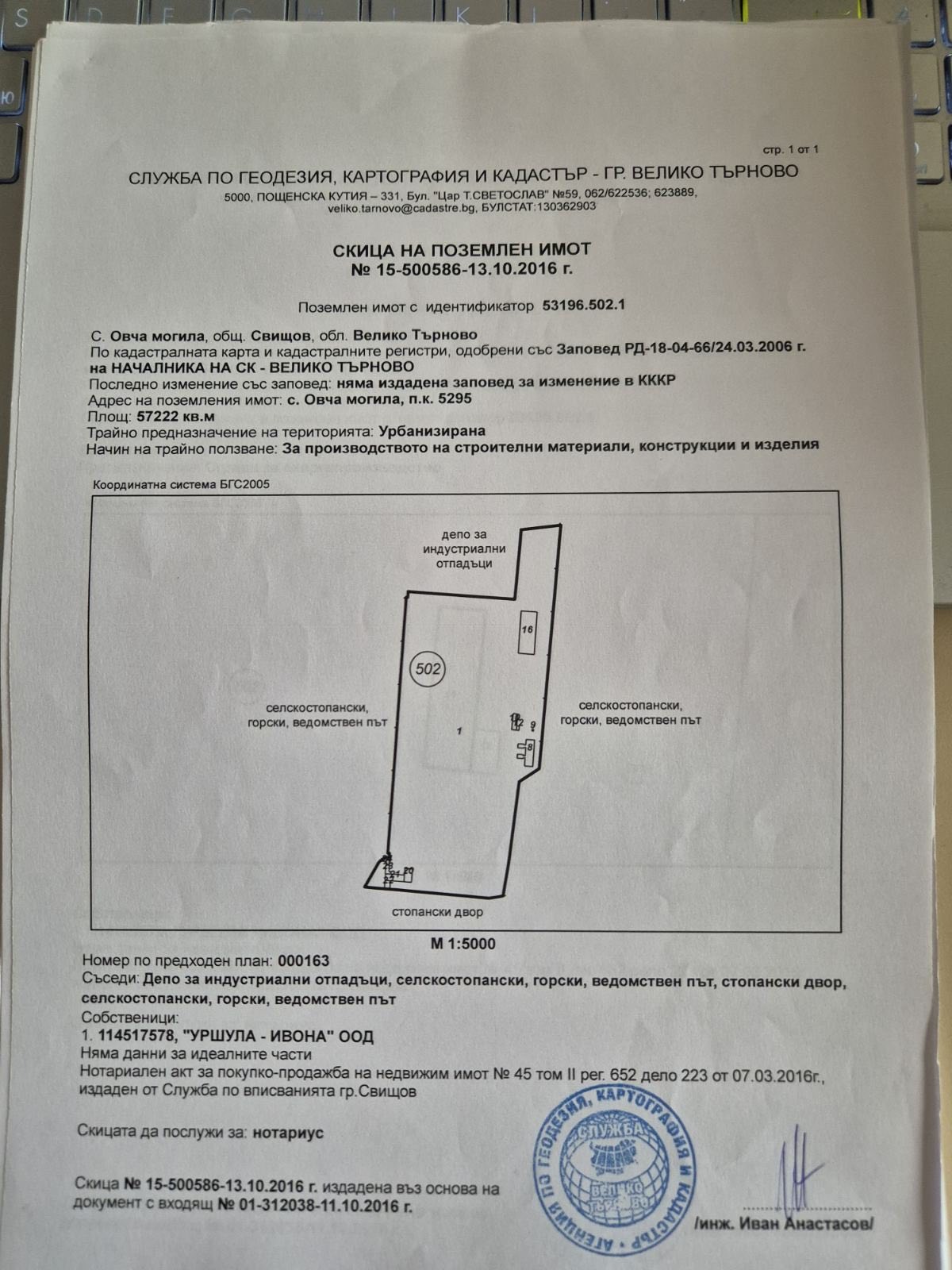 Продава БИЗНЕС ИМОТ, с. Овча могила, област Велико Търново, снимка 3 - Други - 54839956