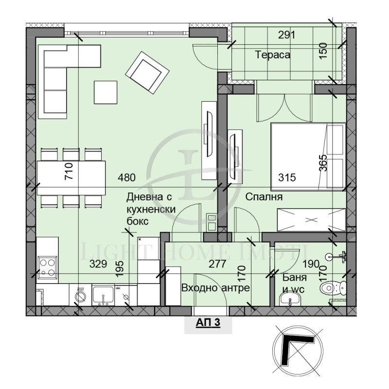 Продава 2-СТАЕН, гр. Пловдив, Остромила, снимка 6 - Апартаменти - 52379248