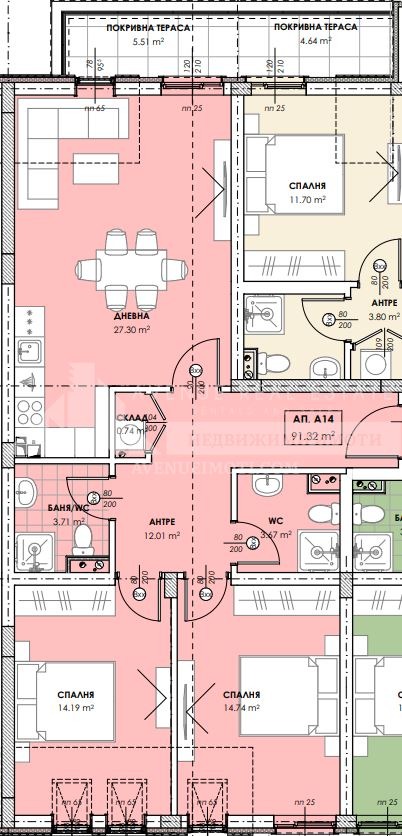 En venta  2 dormitorios Plovdiv , Ostromila , 123 metros cuadrados | 13354550 - imagen [2]