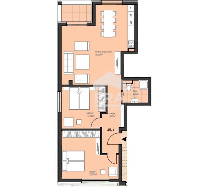 Продава 3-СТАЕН, гр. София, в.з.Киноцентъра 3 част, снимка 8 - Aпартаменти - 47529477