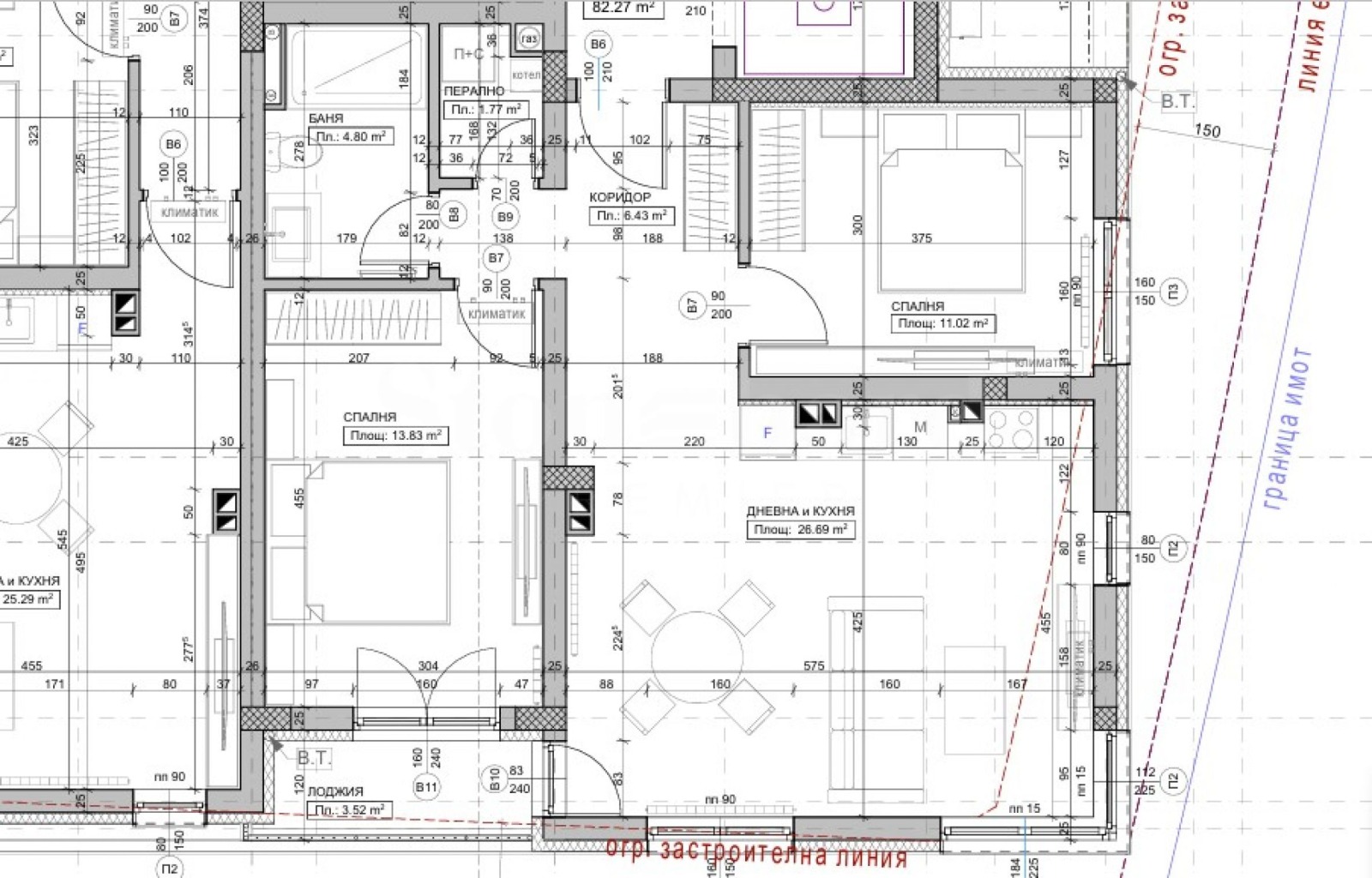 Продава 3-СТАЕН, гр. София, Кръстова вада, снимка 3 - Апартаменти - 55949105