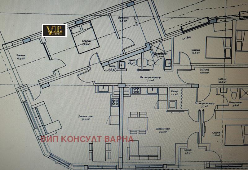 Продава 3-СТАЕН, гр. Варна, Колхозен пазар, снимка 4 - Aпартаменти - 47443236