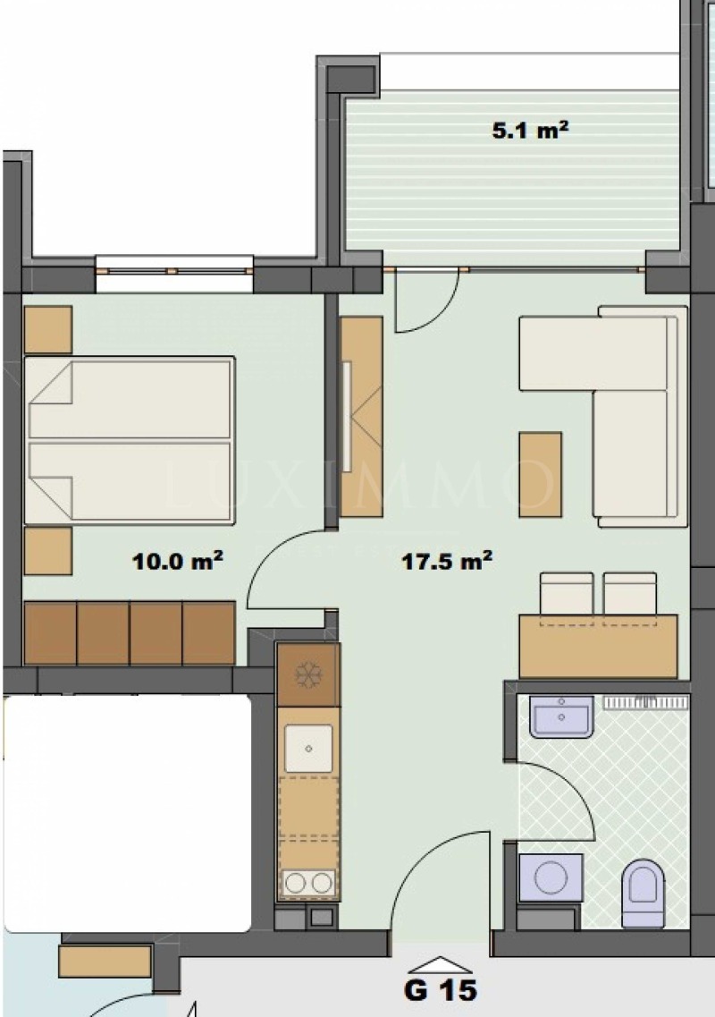Na prodej  1 ložnice oblast Burgas , Sozopol , 49 m2 | 97509675 - obraz [2]