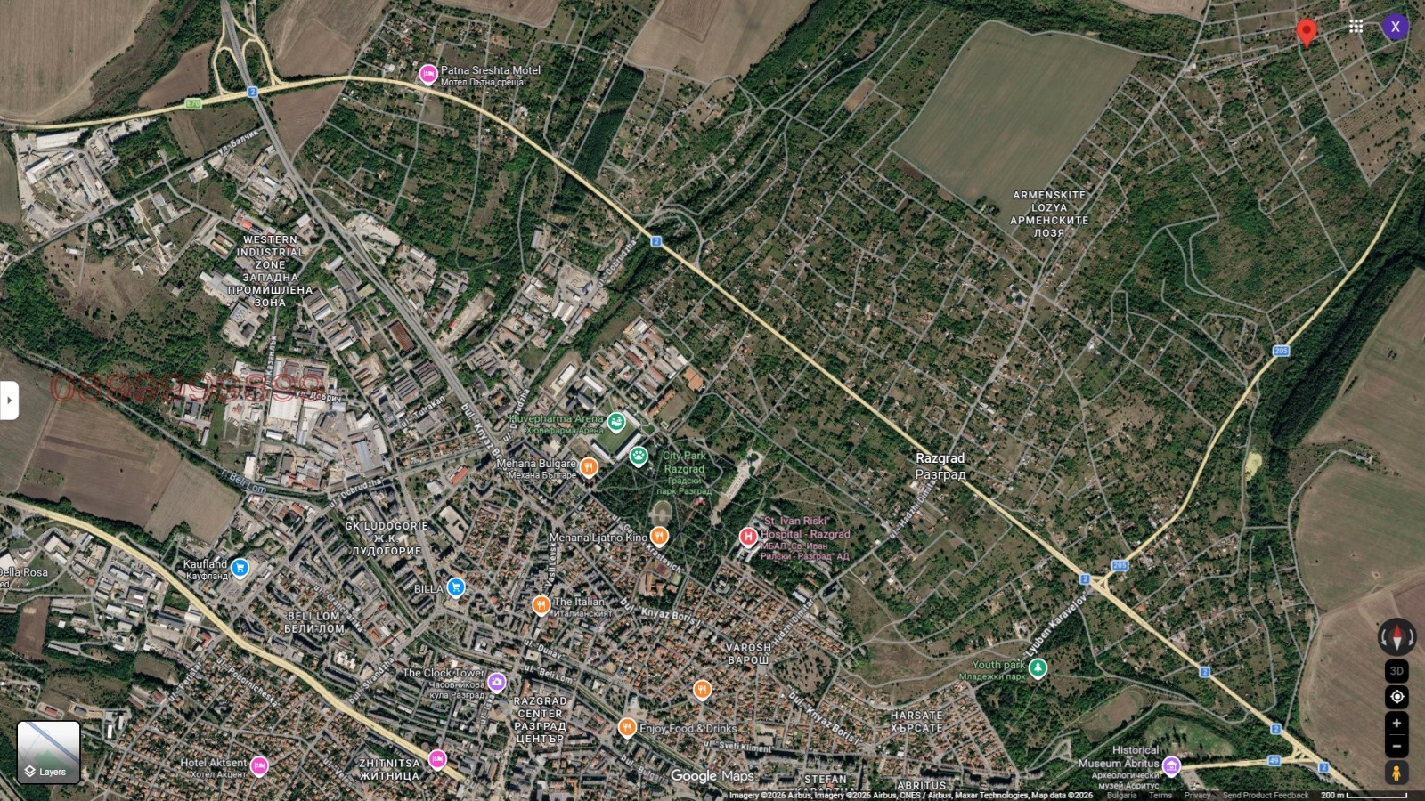 Продава ПАРЦЕЛ, гр. Разград, Варош, снимка 2 - Парцели - 55677211