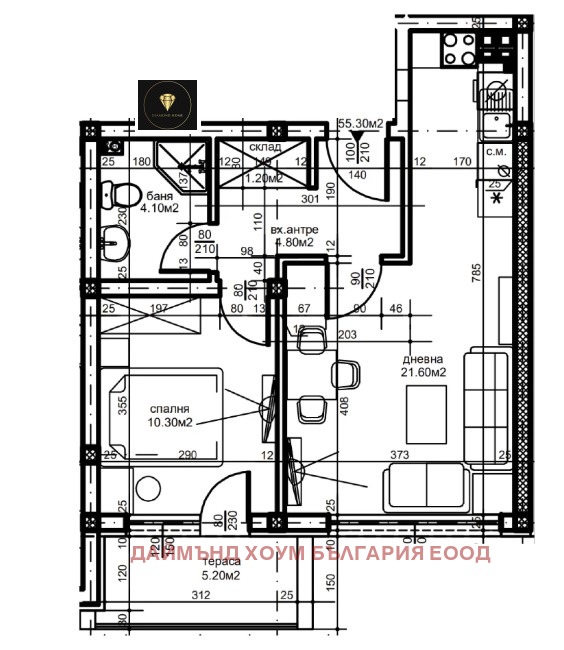 Продава 2-СТАЕН, гр. Пловдив, Южен, снимка 2 - Апартаменти - 53492579