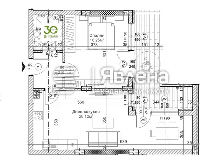 Продава 2-СТАЕН, гр. Варна, Левски 1, снимка 2 - Апартаменти - 53954882