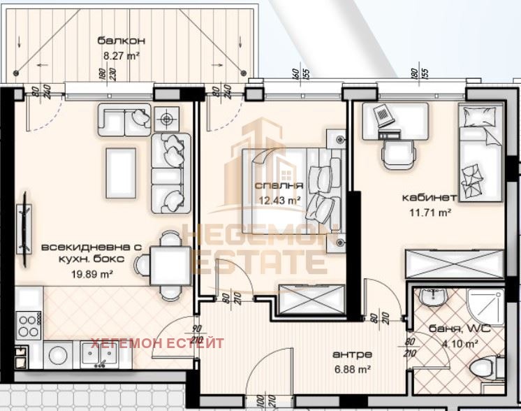 Zu verkaufen  2 Schlafzimmer Warna , Kajsiewa gradina , 92 qm | 77776514