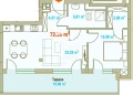 Продава  2-стаен град София , Зона Б-5-3 , 105 кв.м | 47999958 - изображение [2]