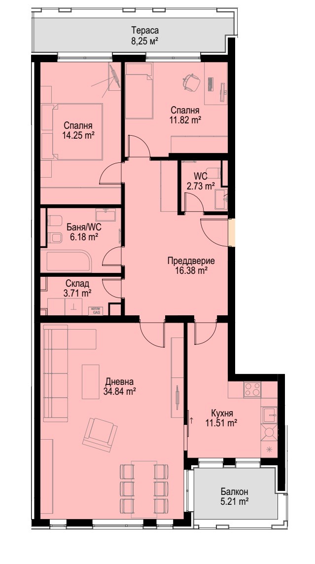 Satılık  2 yatak odası Sofia , Boyana , 152 metrekare | 43190397 - görüntü [11]