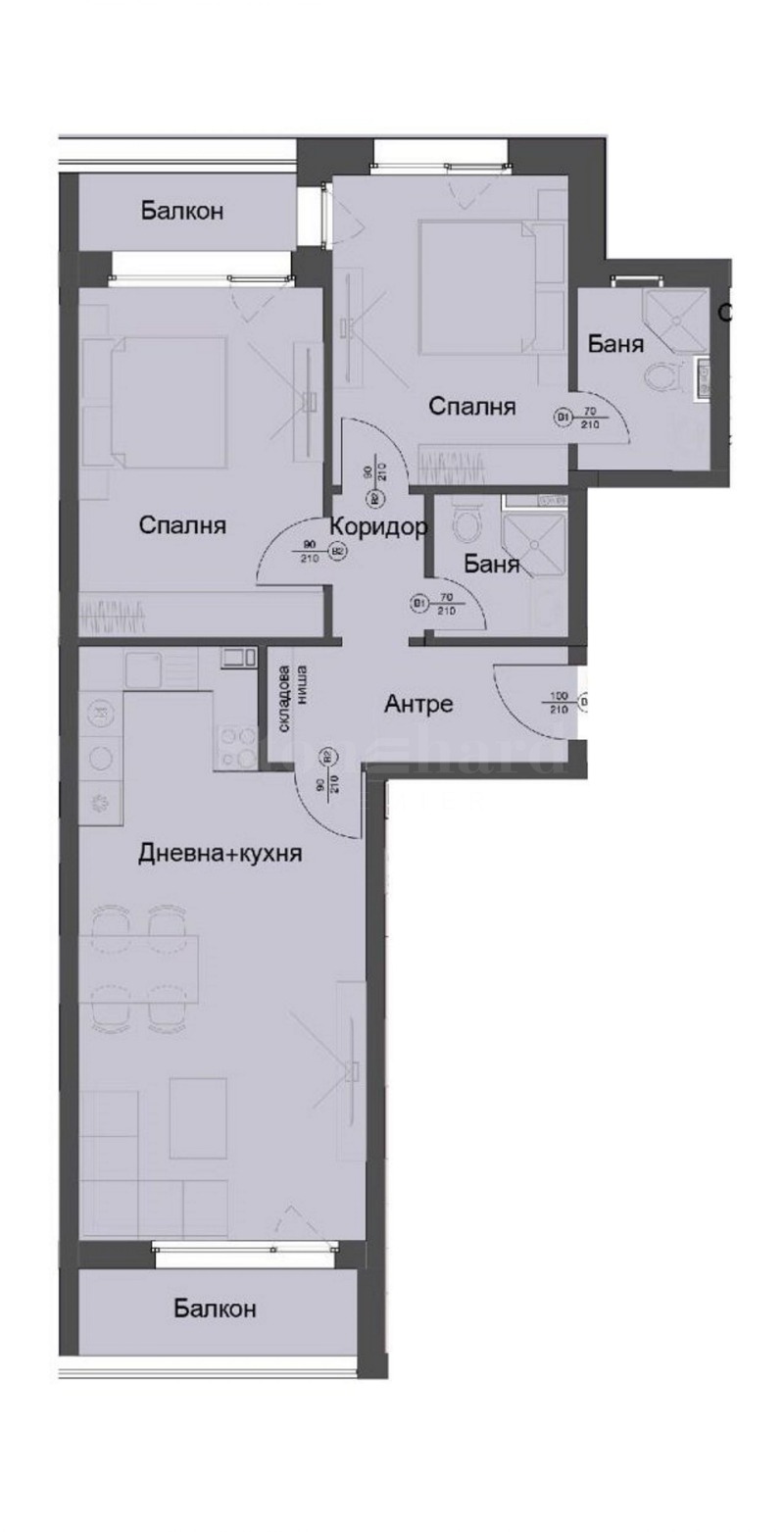 Zu verkaufen  2 Schlafzimmer Sofia , Witoscha , 117 qm | 33931691 - Bild [2]
