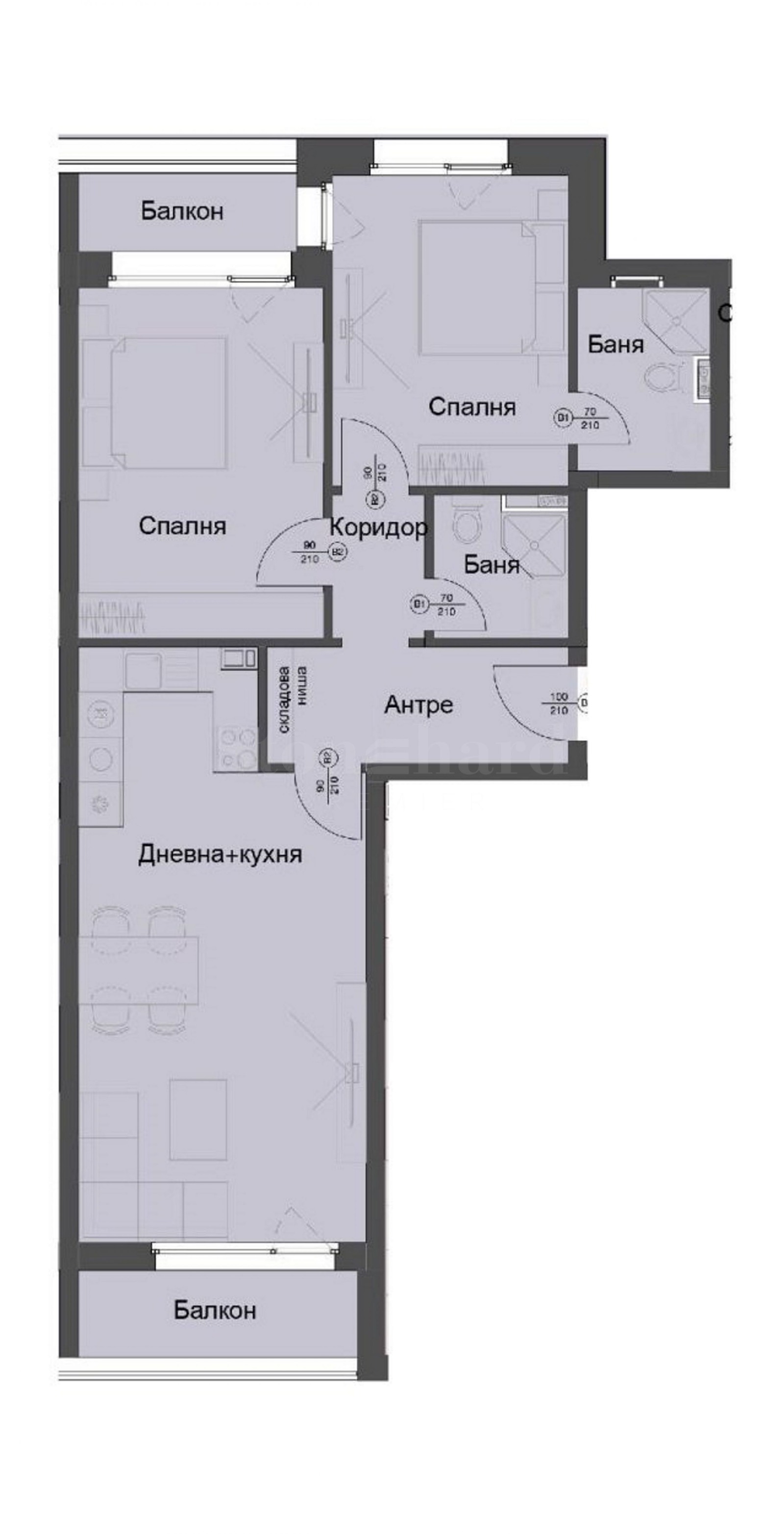 Продава 3-СТАЕН, гр. София, Витоша, снимка 2 - Апартаменти - 51593369