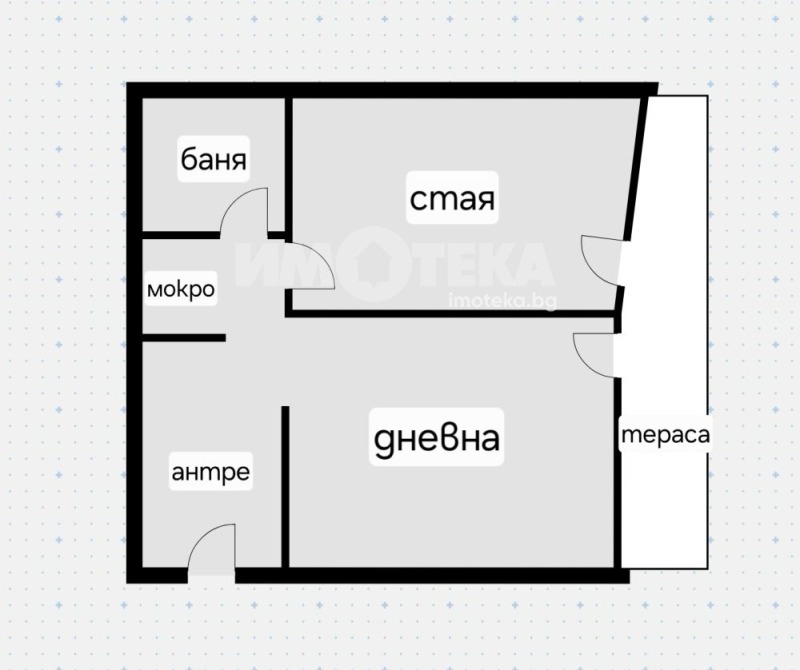 Продаја  1 спаваћа соба Софија , Красно село , 68 м2 | 39741301 - слика [3]