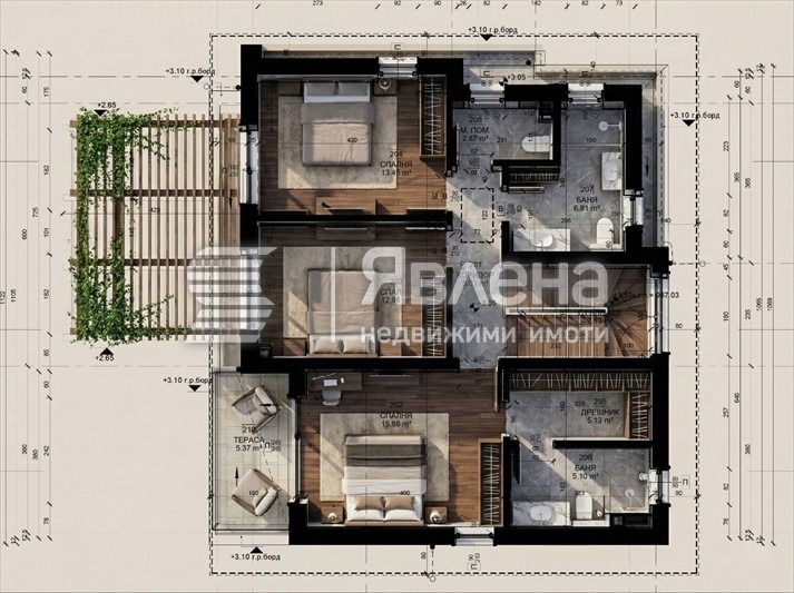 Продава КЪЩА, с. Боснек, област Перник, снимка 4 - Къщи - 55535101