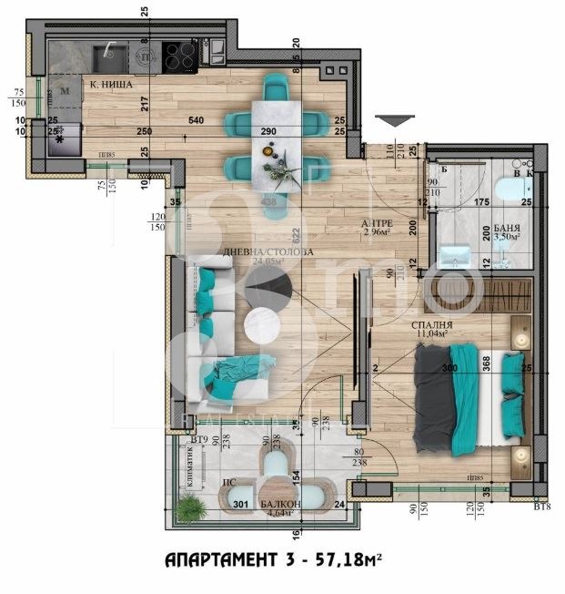Продава  2-стаен град София , Витоша , 67 кв.м | 26220910 - изображение [2]