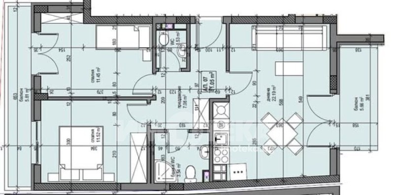 Na prodej  2 ložnice Sofia , Banišora , 96 m2 | 23139543 - obraz [3]