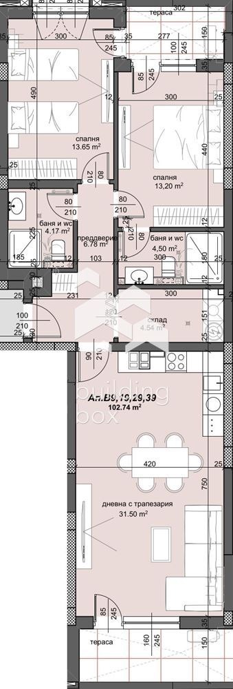 Продава  3-стаен град Пловдив , Тракия , 122 кв.м | 58331848 - изображение [2]