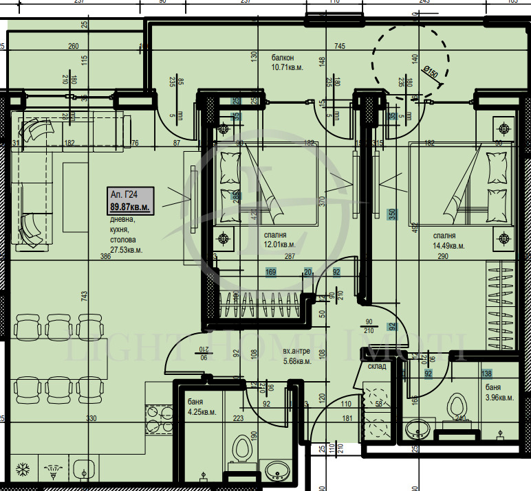 Продава 3-СТАЕН, гр. Пловдив, Христо Смирненски, снимка 5 - Апартаменти - 52052743
