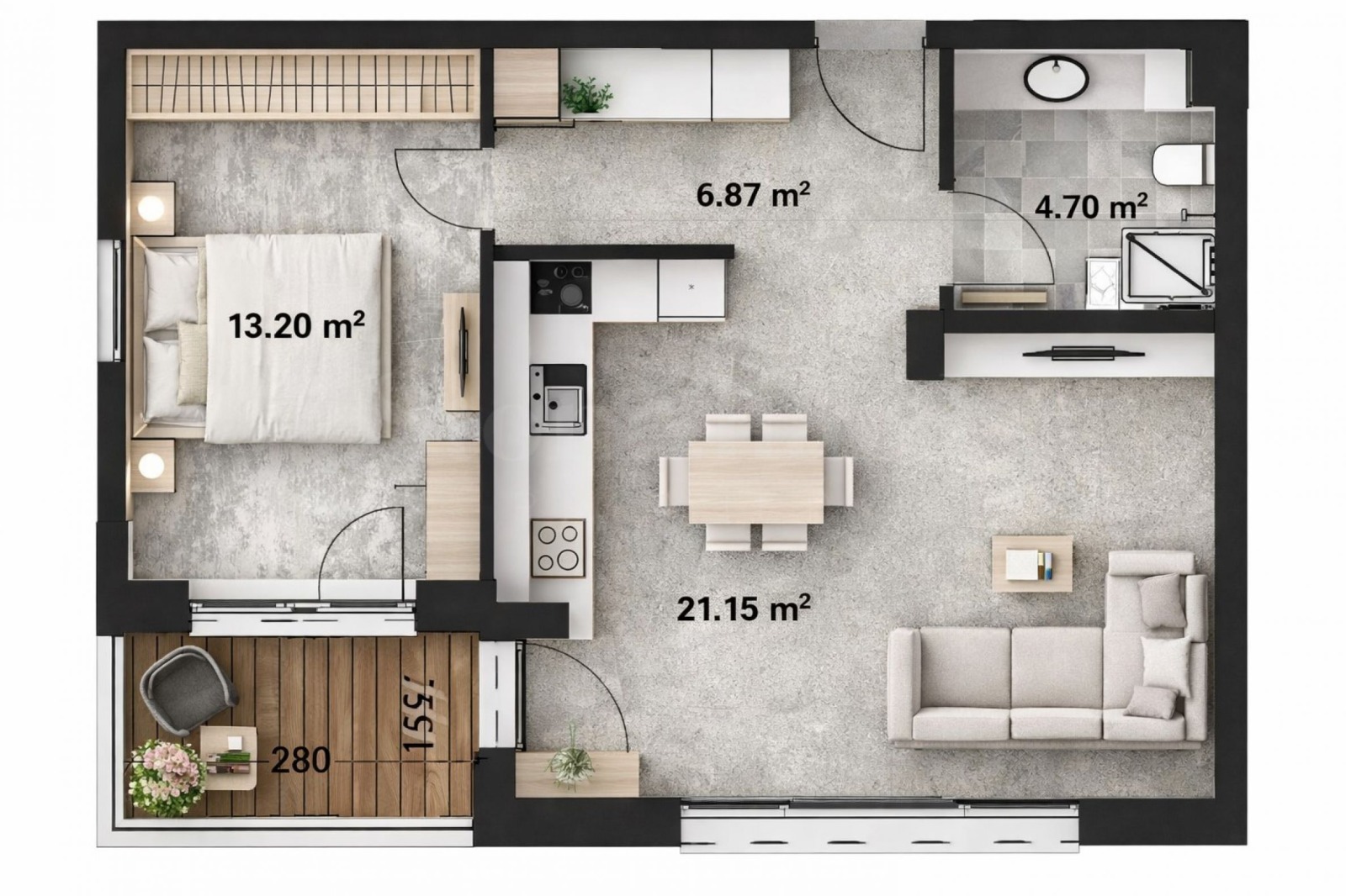 Продава 2-СТАЕН, гр. София, Кръстова вада, снимка 2 - Апартаменти - 53898635