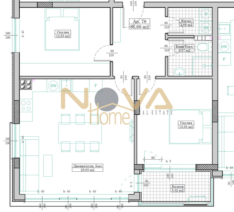 À vendre  2 chambres Varna , Grand Mol , 98 m² | 32061664 - image [6]