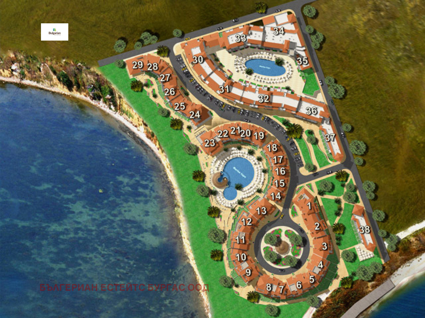 Продава 1-СТАЕН, гр. Ахелой, област Бургас, снимка 16 - Апартаменти - 54308413