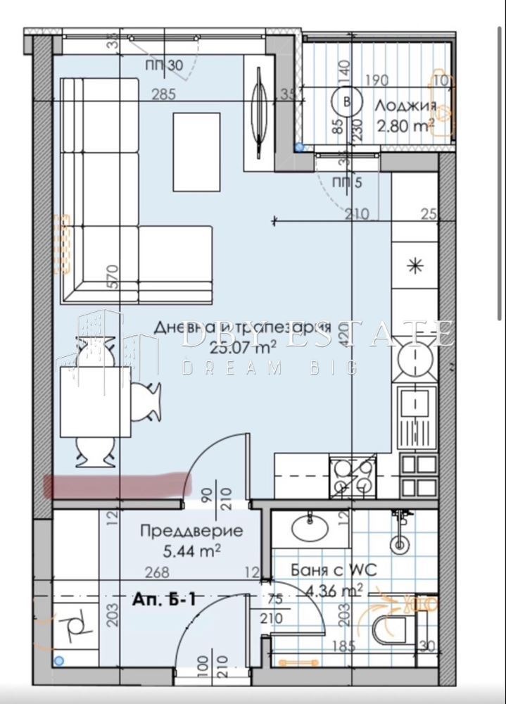Til salgs  Studio Plovdiv , Karsjijaka , 54 kvm | 34327314 - bilde [7]