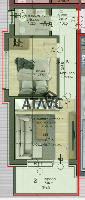 Продава 2-СТАЕН, гр. Велинград, област Пазарджик, снимка 4 - Апартаменти - 53505429