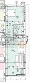 Продава  2-стаен град Пловдив , Въстанически , 65 кв.м | 75157293 - изображение [2]