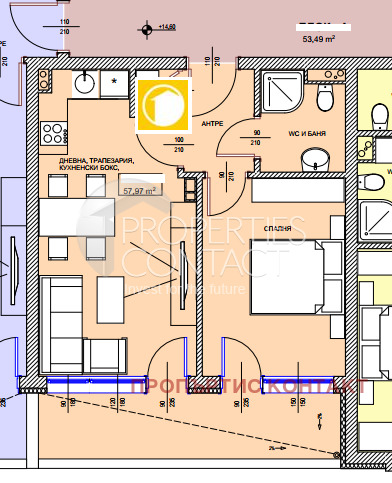 Te koop  1 slaapkamer regio Boergas , Pomorie , 65 m² | 98431162 - afbeelding [16]