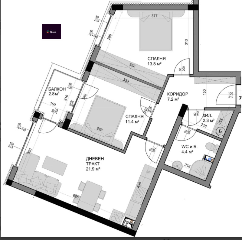 Продава  3-стаен град Варна , Владислав Варненчик 1 , 87 кв.м | 41431110 - изображение [5]