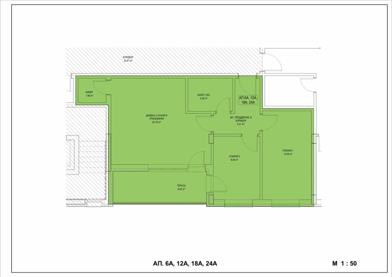 Продава 3-СТАЕН, гр. Търговище, Запад 2, снимка 2 - Aпартаменти - 49602436