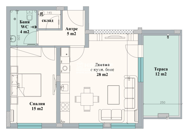 Продава  2-стаен град Пловдив , Остромила , 87 кв.м | 80647509 - изображение [4]