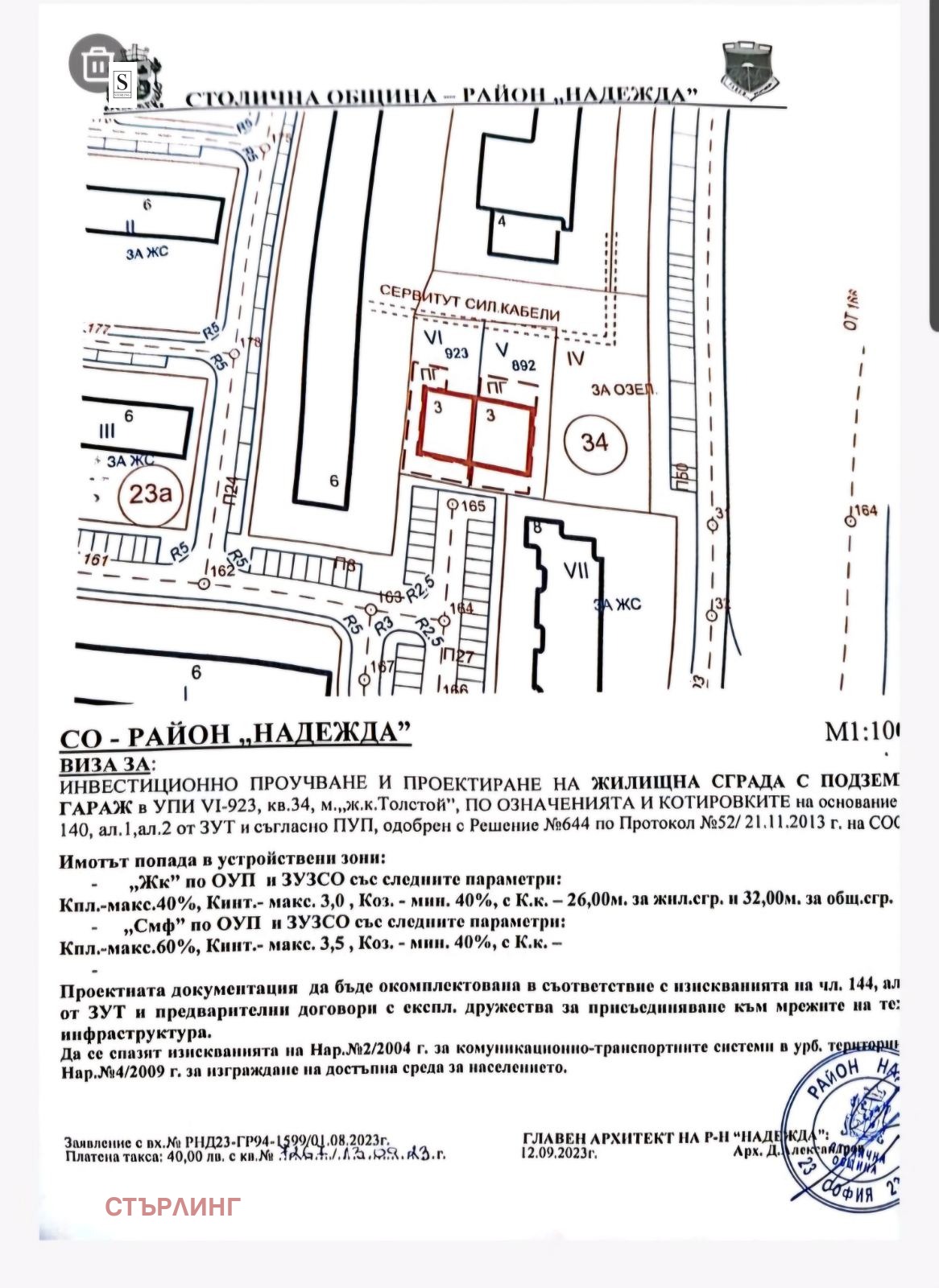 Продава ПАРЦЕЛ, гр. София, Толстой