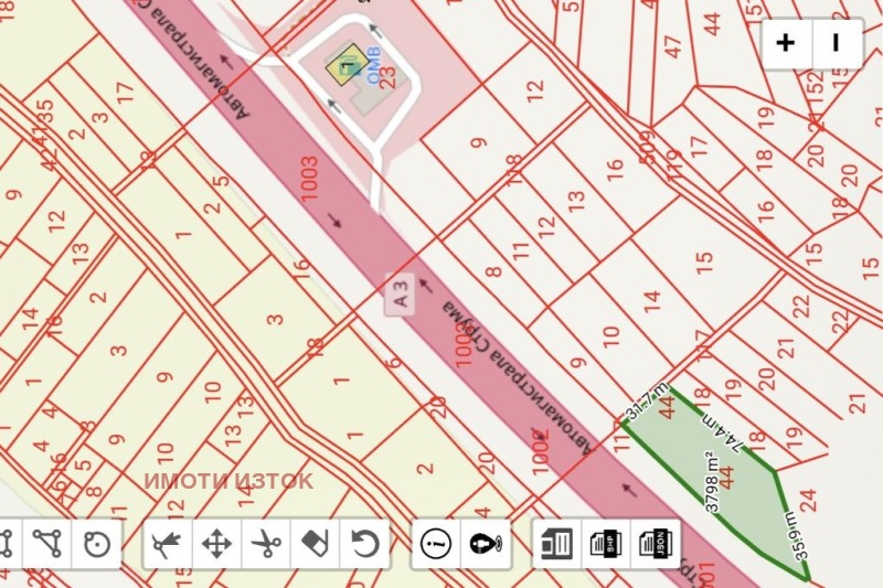 Продава ПАРЦЕЛ в град Перник, Изток - 3796 кв.м / 200 000 € » 391 166.00 лв., ИМОТИ ИЗТОК