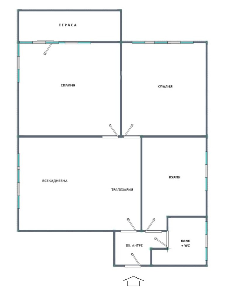 Satılık  2 yatak odası Sofia , Centar , 82 metrekare | 88316872 - görüntü [4]