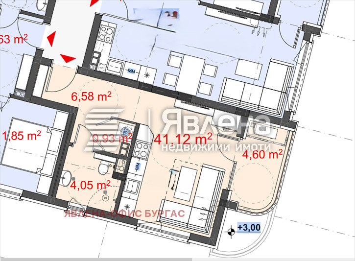 In vendita  Studio Burgas , Krajmorie , 48 mq | 13643116 - Immagine [2]