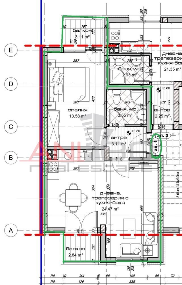 Продава 2-СТАЕН, гр. Варна, Кайсиева градина, снимка 2 - Апартаменти - 52225562