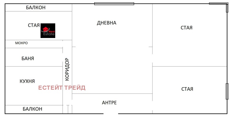 Продава 4-СТАЕН, гр. София, Център, снимка 7 - Aпартаменти - 47481695