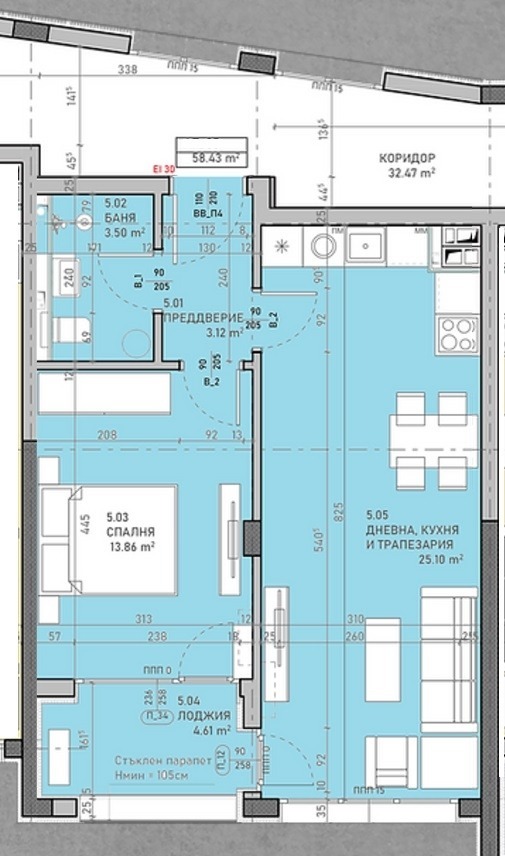 Продава 2-СТАЕН, гр. София, Сухата река, снимка 4 - Aпартаменти - 48443398