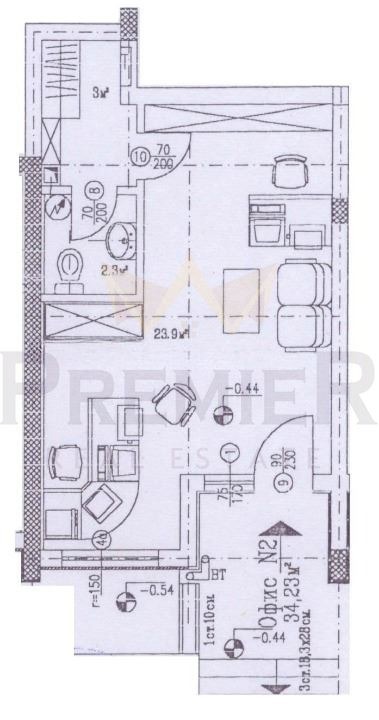 Продава  Офис град София , Манастирски ливади , 40 кв.м | 20576853 - изображение [9]