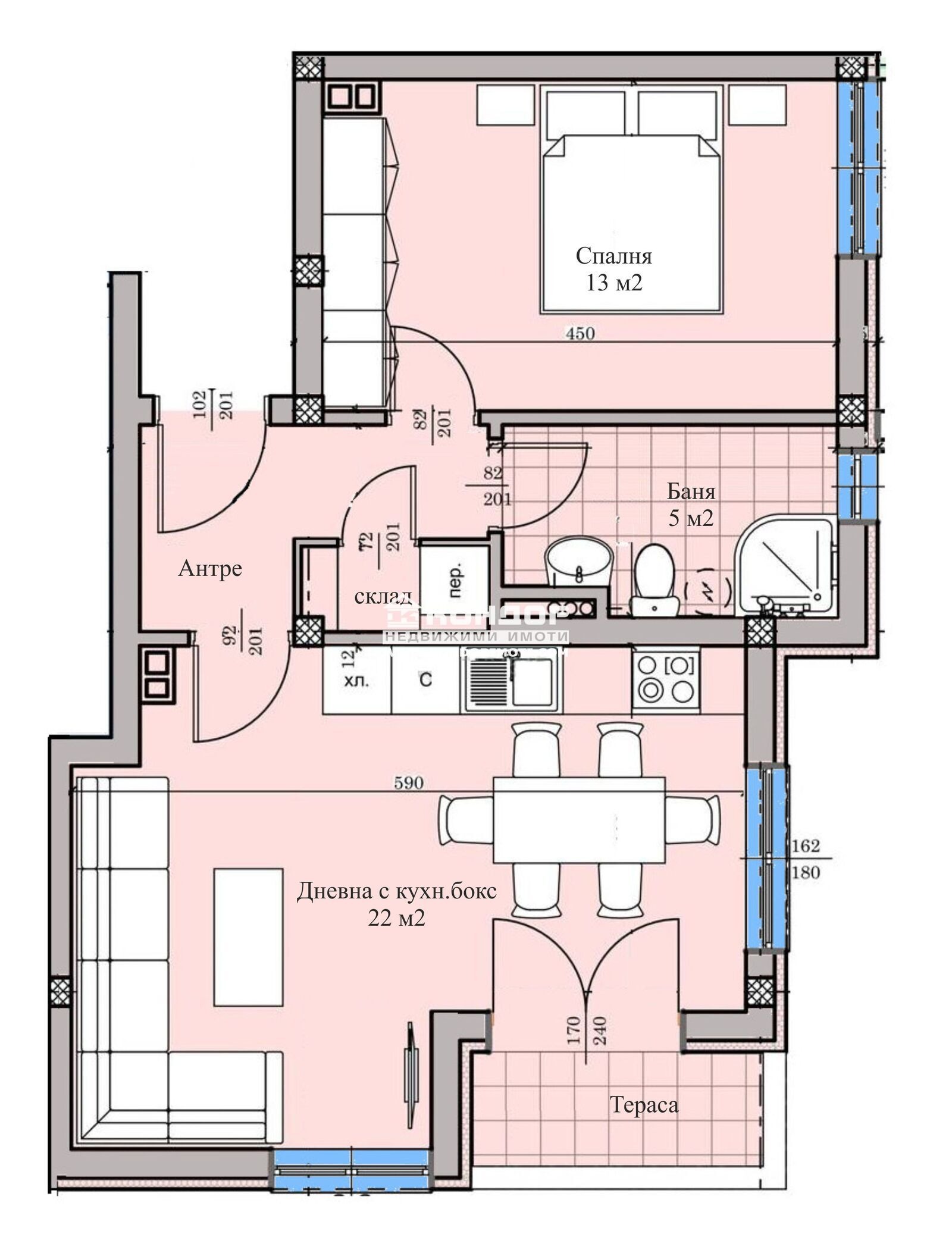 Продава 2-СТАЕН, гр. Пловдив, Прослав, снимка 2 - Апартаменти - 53969118