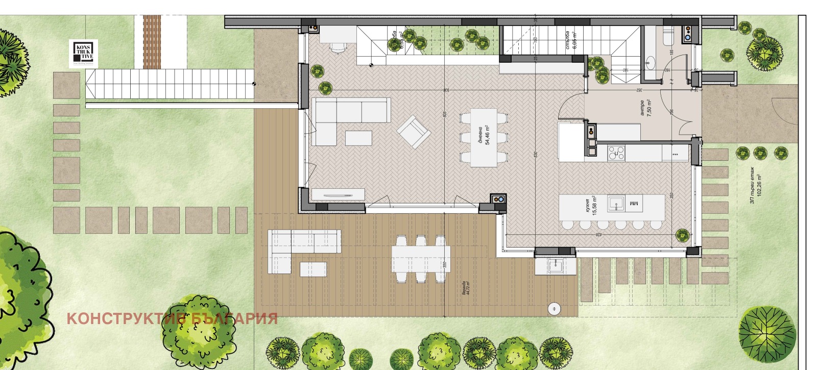 Продава КЪЩА, гр. София, с. Герман, снимка 7 - Къщи - 54249469