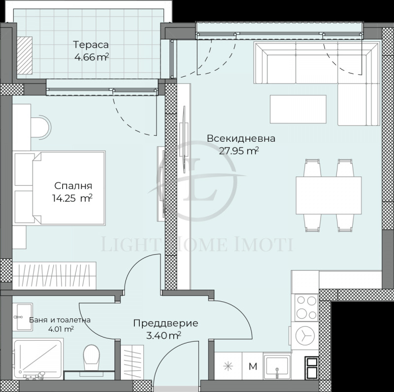 Продава 2-СТАЕН, гр. Пловдив, Остромила, снимка 6 - Aпартаменти - 47590236