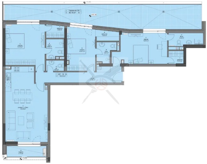 Продава  4-стаен град София , Кръстова вада , 172 кв.м | 47480647