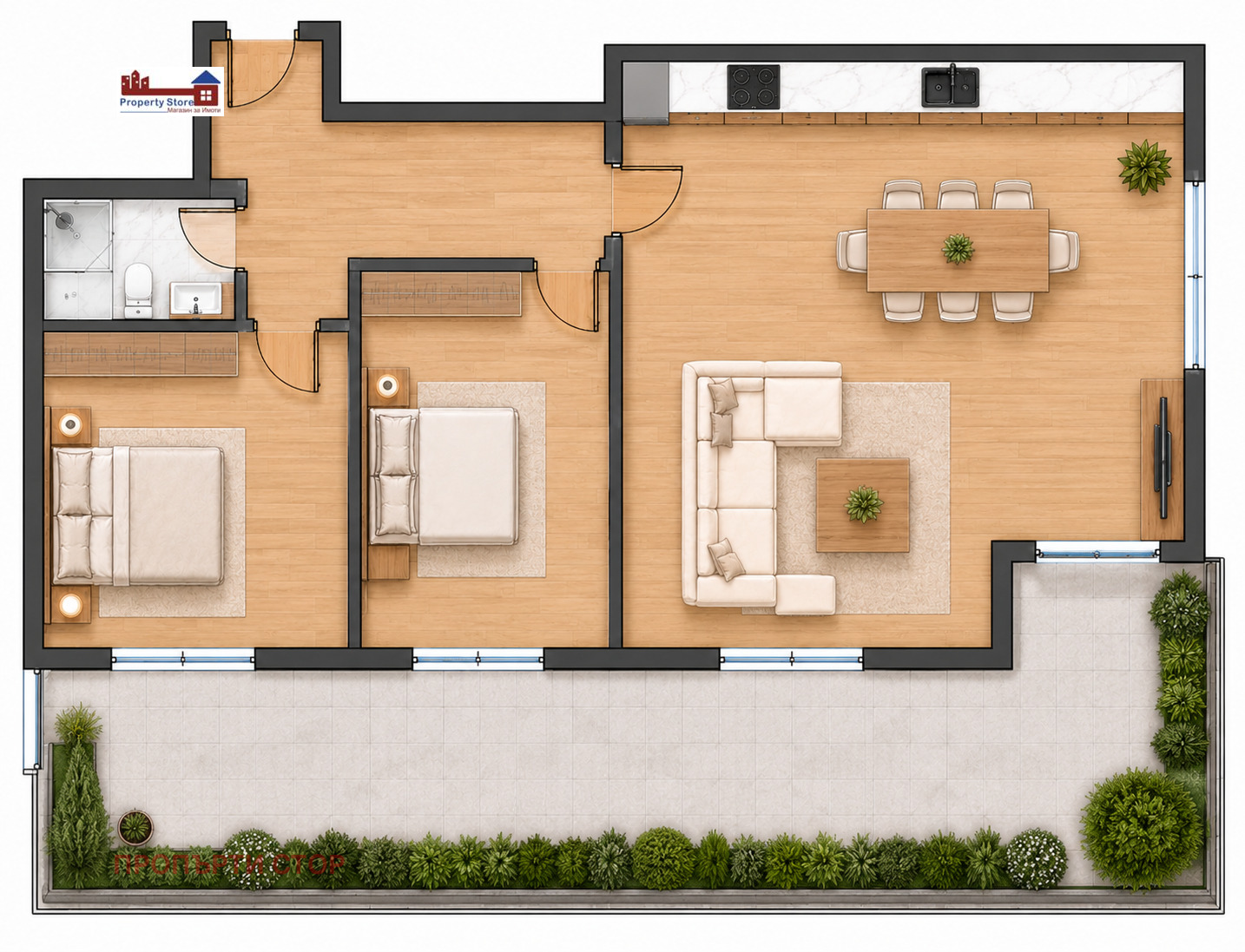 Продава 3-СТАЕН, гр. Варна, Възраждане 3, снимка 3 - Апартаменти - 54706076