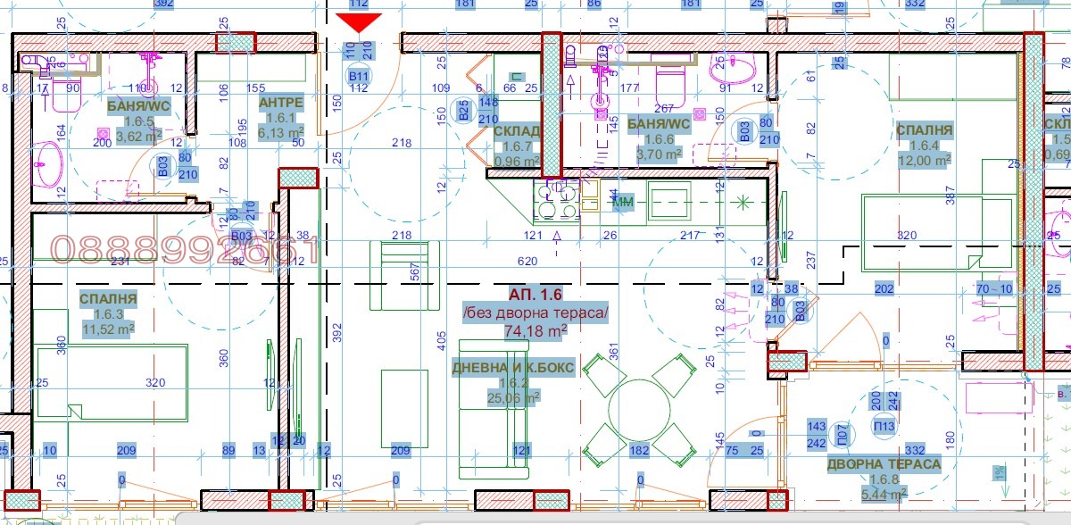 Продава 3-СТАЕН, гр. Черноморец, област Бургас, снимка 10 - Апартаменти - 55873737