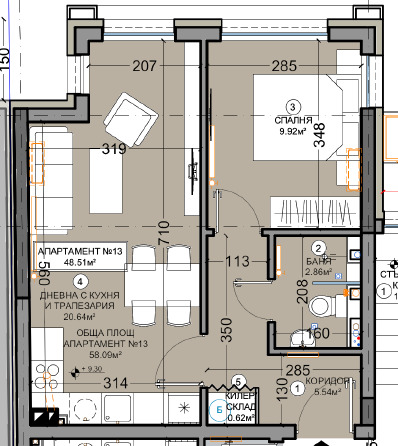 Продава 2-СТАЕН, гр. Перник, Изток, снимка 10 - Апартаменти - 53902586